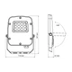 LED прожектор VIDEX F5 10W 3000-5000-6500K 230V White (VL-F5-010CW) - изображение 3
