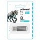 Флеш-накопитель Wibrand 8 ГБ USB 2.0 Cougar Silver (WI2.0/CU8P1S) - изображение 2