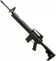 Пневматична гвинтівка Ekol MS Black 4.5мм — стильна репліка M16 з сошками та кулями 400 шт - зображення 3