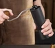 Ручна кавомолка Coffee Grinder Чорна 7-кінечні жорна з нержавіючої сталі Регулювання помелу (00389) - зображення 6