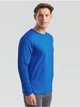 Чоловіча футболка з довгим рукавом Fruit of the Loom Valueweight Long Sleeve 100% бавовна, розмір M, Синій (електрик) - зображення 3