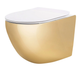 Підвісний унітаз REA CARLO MINI TORNADO NF GOLD WHITE - зображення 1