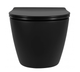 Подвесной унитаз Rea Carlo Tornado безободковый 49x35,5 см black matt REA-C3000 - изображение 3