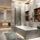 Шторка для ванны Rea Agat-2 складная 100x140 brushed copper REA-W5698 - изображение 3