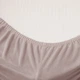 Простынь на резинке MirSon Велюр Winter Frost 28-0004 Cream Velvet 140х200 (2200003996500) - изображение 2