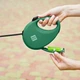 Поводок-рулетка для собак WAUDOG R-leash с контейнером для пакетов, светоотражающая лента, L, до 40 кг, 5 м, зеленый - изображение 3