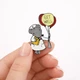 Значок медику BROCHE брошь бижутерия Мышка с воздушными шариками Get Well BRGV115311 - изображение 4