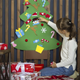 Детская елочка с игрушками из фетра на стену 95 х 70см Chrismas Free - изображение 7