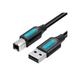 Кабель для принтера USB 2.0 AM/BM 2.0m 480Mbps PVC black Vention (COQBH) (355853) - изображение 1