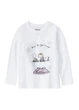 Пижама для девочки трикотажная Peanuts р.134-140 белый+сиреневый - изображение 2