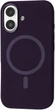 Чохол для смартфона Apple iPhone 16 BeCover FIBRA Silicone OmniMag Dark Purple (BC_716225) - зображення 1
