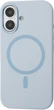 Чехол для смартфона Apple iPhone 16 BeCover FIBRA Silicone OmniMag Light Blue (BC_716228) - изображение 1