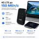 Мобільний 4G LTE Wi-Fi роутер MF800 під SIM-карту, MiFi модем 150 Мбіт/с, до 10 пристроїв Black - изображение 3
