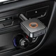 Bluetooth адаптер для авто Borofone BC55 Suave car AUX BT receiver 3.5 мм с микрофоном Черный - изображение 5