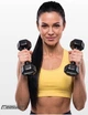 Гантель для фитнеса EasyFit 3 кг 1 шт. с виниловым покрытием цельная литая неразборная Черная (EF-0030-BK) (56003013) - изображение 8