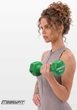 Гантель для фитнеса EasyFit 4 кг 1 шт. с виниловым покрытием цельная литая неразборная Зеленая (EF-0040GR) (56003014) - изображение 9
