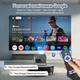Проектор MAGCUBIC HY450 GT портативний домашній кінотеатр 1100 ANSI ліцензійний Google TV grey - зображення 5