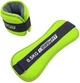 Утяжелители EasyFit EF-1005-G 2 х 0.5 кг для ног и рук Черные с салатовым (56003363) - изображение 1