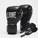 Боксерські рукавиці Leone GN111 THE GREATEST Black 10 унцій (бинти 4 м. в комплекті) - зображення 1