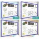 Настенная доска Flybook 60*90 см, мягкая, легко снимается, не повреждая стены, магнитная мини-доска, доска для письма в офисе, подвесная магнитная доска, стираемая доска для рисования для дома и детей, обои для рисования в стиле дудл. - изображение 2