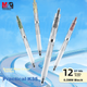 Гелевая ручка M&G Stationery K35 с выдвижным стержнем, 0,5 мм, черная, наконечник ST, стильная, быстросохнущая, практичная для экзаменов и практики, чернила на водной основе, упаковка из 12 штук, AGPK3558A - изображение 5