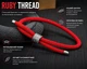 Регулируемый браслет удачи Ruby Thread, легкий и стильный мужской, женский браслет - изображение 1