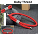 Регулируемый браслет удачи Ruby Thread, легкий и стильный мужской, женский браслет - изображение 2