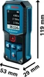 Dalmierz laserowy Bosch Professional GLM 40-31 (4053423342406) - obraz 3