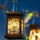 Уличный подвесной светильник на солнечной батарее 30 LED 12.5х9 см Теплый белый Черный - изображение 7