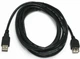 Кабель Cablexpert CCP-USB2-AMAF-10 USB 2.0 A-тато/A-мама, 3 м, чорний - изображение 2