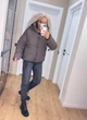 Жіноча зимова куртка з капюшоном K&ML 60 XL ( 50- 52) Коричневий (60-03) - зображення 3