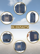 Сумка дорожная трансформер складная багажная для поездок поезд автомобиль с двойной молнией карманом ручками с регулировкой длины ручек 31 л синяя 45×36×19 см 3DTOYSLAMP - изображение 6