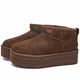 Уги на платформі UGG Classic Ultra Mini Platform Chocolate 40 розмір шоколадні - зображення 1