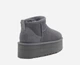 Уги на платформі UGG Classic Ultra Mini Platform Black 40 розмір сірі - изображение 2