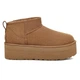 Уги короткі на платформі UGG Classic Ultra Mini Platform Chestnut 40 розмір коричневі - изображение 1