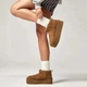 Уги короткі на платформі UGG Classic Ultra Mini Platform Chestnut 40 розмір коричневі - изображение 2