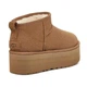 Уги короткі на платформі UGG Classic Ultra Mini Platform Chestnut 40 розмір коричневі - изображение 4