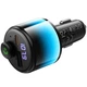 FM-трансмітер модулятор Hoco E166 Path (USB/Type-C 42W Bluetooth V6.0) Багатофункціональний зарядний пристрій LED-дисплей Чорний - зображення 3