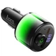 FM-трансмітер модулятор Hoco E166 Path (USB/Type-C 42W Bluetooth V6.0) Багатофункціональний зарядний пристрій LED-дисплей Чорний - зображення 4