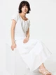 Юбка миди летняя женская Uniqlo 409014594 XL Белая (1161549102) - изображение 3