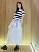 Юбка миди летняя женская Uniqlo 409014594 XL Белая (1161549102) - изображение 5