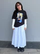 Юбка миди летняя женская Uniqlo 409014594 XL Белая (1161549102) - изображение 7