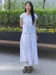 Юбка миди летняя женская Uniqlo 409014594 XL Белая (1161549102) - изображение 10