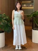 Юбка миди летняя женская Uniqlo 409014594 XL Белая (1161549102) - изображение 17