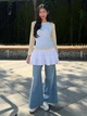 Юбка короткая летняя женская Uniqlo 532551164 2XL Белая (1161547554) - изображение 17