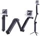 Monopod ze statywem do kamery sportowej Hedo 3-w-1 GoPro czarny (5902734876423) - obraz 4