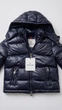Дитяча куртка для хлопчика MONCLER 86-92 см темно-синя матова ЄВРОзима - зображення 3