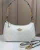 Coach Teri 25 — жіноча сумка-месенджер, екошкіра, знімний ремінець з логотипом, середня - изображение 6