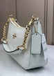 Coach Teri 25 — жіноча сумка-месенджер, екошкіра, знімний ремінець з логотипом, середня - изображение 9