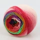 Пряжа YarnArt Lana Fresco, «Аметистовий калейдоскоп» №8115 — 100 г / 380 м, секційна вовняна пряжа для шалей, бактусів, светрів та аксесуарів - зображення 2